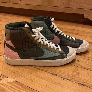 Nike Blazer Mid ‘77 Premium “Sequoia Quilt” DD8024-300, men’s 7 / women’s 8.5